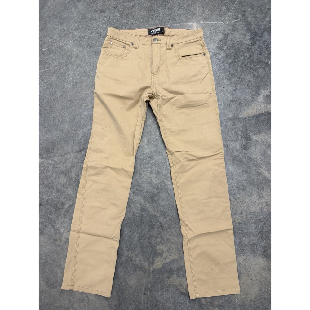 Mountain Khakis Larimer Pants Mens 30x32 Beige Five Pocket Performance Stretch
